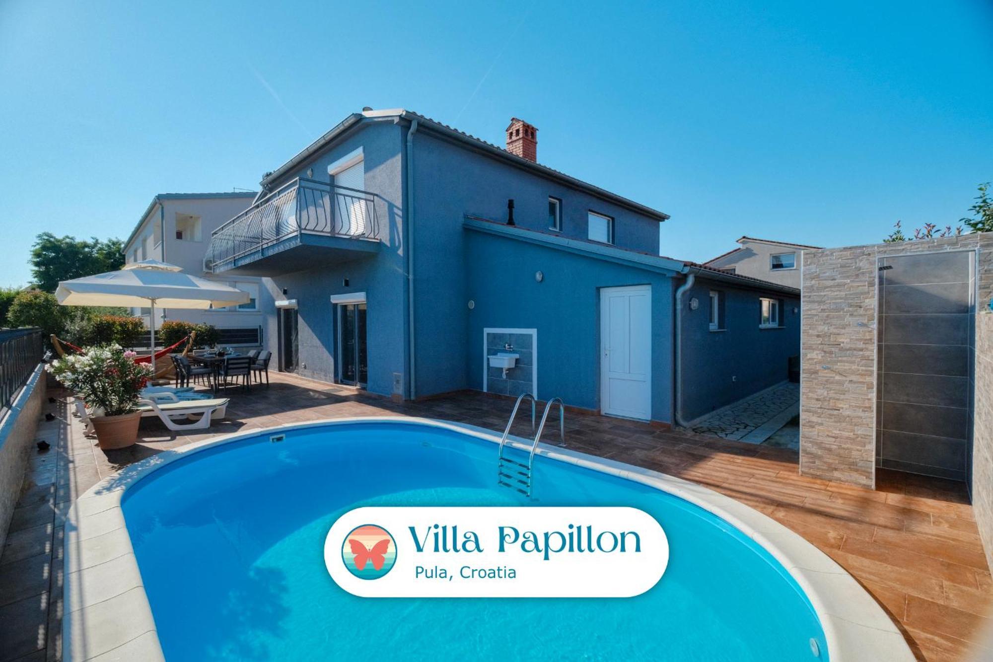 Villa Papillon - Top Ausgestattete Ferienoase Pula Exterior photo