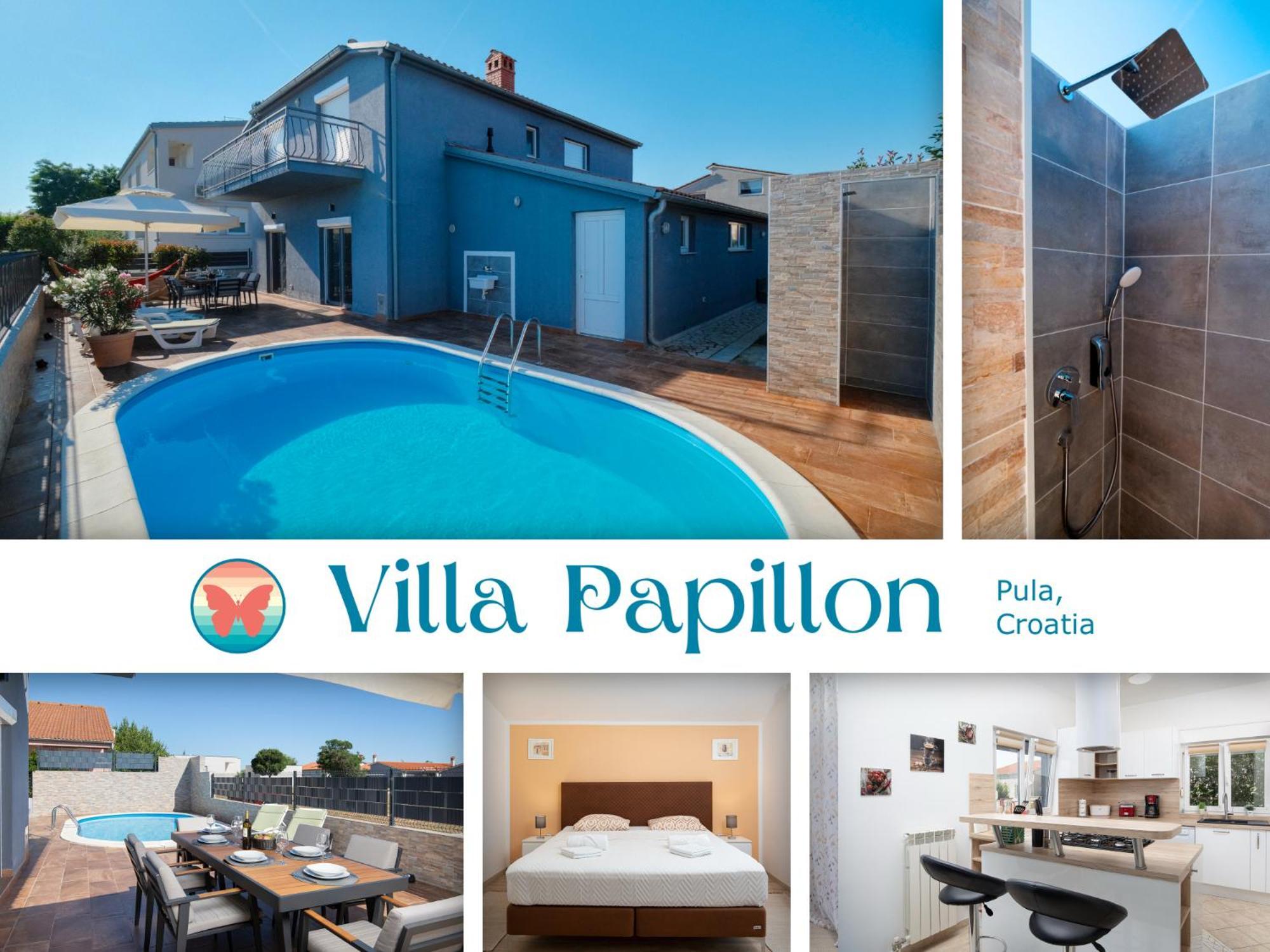 Villa Papillon - Top Ausgestattete Ferienoase Pula Exterior photo